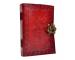 Handmade celtic cross leather journal diary and notebook
